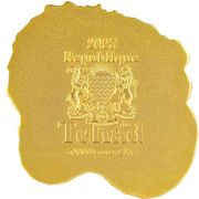 5000 Francs CFA Dragon Abacus; gold plated obverse image