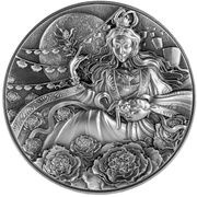 5000 Francs CFA Chang Er and the Jade Rabbit, Chad, 2023 reverse image