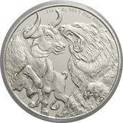 5000 Francs CFA Bull and Bear, Chad, 2023 reverse image