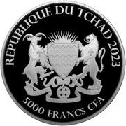 5000 Francs CFA Goddess Europa obverse image