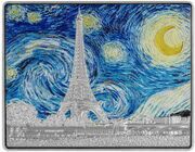 5000 Francs CFA A Starry Night in Paris, Chad, 2023 reverse image