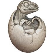 10 000 Francs CFA Velociraptor, Chad, 2021 reverse image