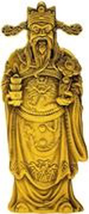 10 000 Francs CFA God of Wealth; gold plated, Chad, 2021 reverse image