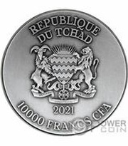 10 000 Francs CFA Azure Dragon obverse image