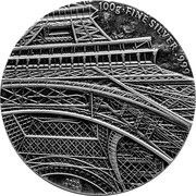 15 000 Francs CFA Eiffel Tower, Chad, 2022 reverse image