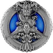 15 000 Francs CFA Dragon and Eagle, Chad, 2022 reverse image