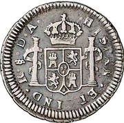½ Real - Carlos III reverse image