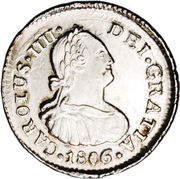 ½ Real - Carlos IV bust of Carlos IV obverse image