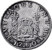 4 Reales - Carlos III reverse image