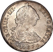 8 Reales - Carlos III obverse image
