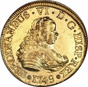 4 Escudos - Fernando VI obverse image