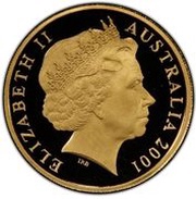 20 Cents - Elizabeth II 4th Portrait - Platypus - Gold Proof obverse image