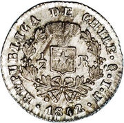 ½ Real obverse image
