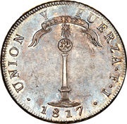 1 Peso Santiago obverse image