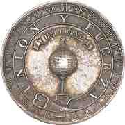 1 Peso, Chile, 1819 reverse image