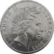 20 Cents - Elizabeth II 4th Portrait - Coming Home - End of World War II obverse image