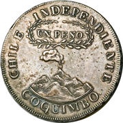 1 Peso Coquimbo obverse image