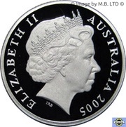 20 Cents - Elizabeth II 4th Portrait - Coming Home - End of WWII - Fine Silver Proof obverse image