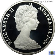 20 Cents - Elizabeth II 2nd Portrait - Fine Silver Proof obverse image