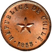½ Centavo obverse image