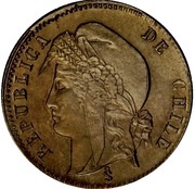 ½ Centavo obverse image