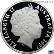 20 Cents - Elizabeth II 4th Portrait - Surf Lifesaver - Silver Proof obverse image