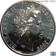 20 Cents - Elizabeth II 4th Portrait - Year of Planet Earth obverse image