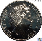 20 Cents - Elizabeth II 4th Portrait - Astronomy obverse image
