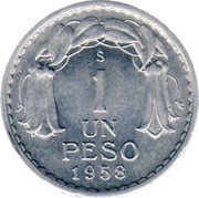 1 Peso reverse image