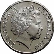 20 Cents - Elizabeth II 4th Portrait - Centenary of the Taxation Office obverse image