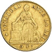 5 Pesos reverse image