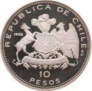 10 Pesos Arrival of Liberation Fleet obverse image
