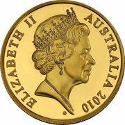 20 Cents - Elizabeth II 5th Portrait - Gottwald Proof Gold obverse image