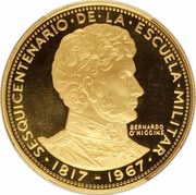 50 Pesos 150th Anniversary of Military Academy obverse image