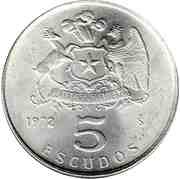 5 Escudos reverse image