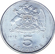 5 Escudos reverse image