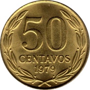 50 Centavos reverse image