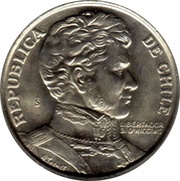1 Peso "LIBERTADOR B. O'HIGGINS" obverse image
