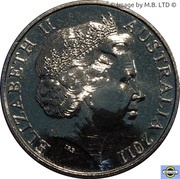 20 Cents - Elizabeth II 4th Portrait - War Historians obverse image