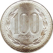 100 Pesos reverse image