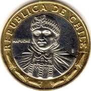 100 Pesos Copihue flowers obverse image