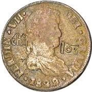 8 Reales - Fernando VII Countermarked Coinage obverse image