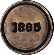 50 Centavos, Chile, 1865 reverse image