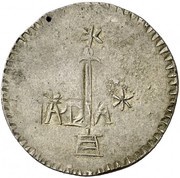 8 Reales Countermarked coinage obverse image