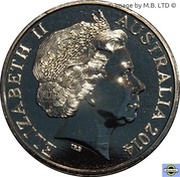 20 Cents - Elizabeth II 4th Portrait - Australian Comforts Fund obverse image