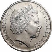 20 Cents - Elizabeth II 4th Portrait - Netball World Cup obverse image