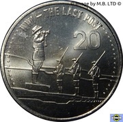 20 Cents - Elizabeth II 4th Portrait - The Last Post, Australia, 2015 reverse image