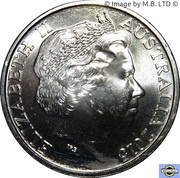 20 Cents - Elizabeth II 4th Portrait - War Correspondents obverse image
