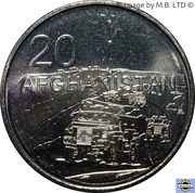 20 Cents - Elizabeth II 4th Portrait - Afghanistan, Australia, 2016 reverse image