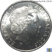 20 Cents - Elizabeth II 4th Portrait - Dogs at War obverse image